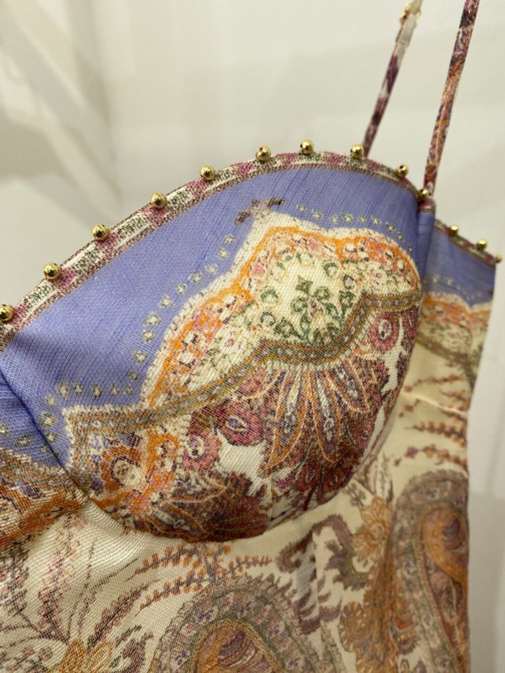 Zimmermann Alchemy Paisley Print Linen & Silk Dress - Picture 10 of 12